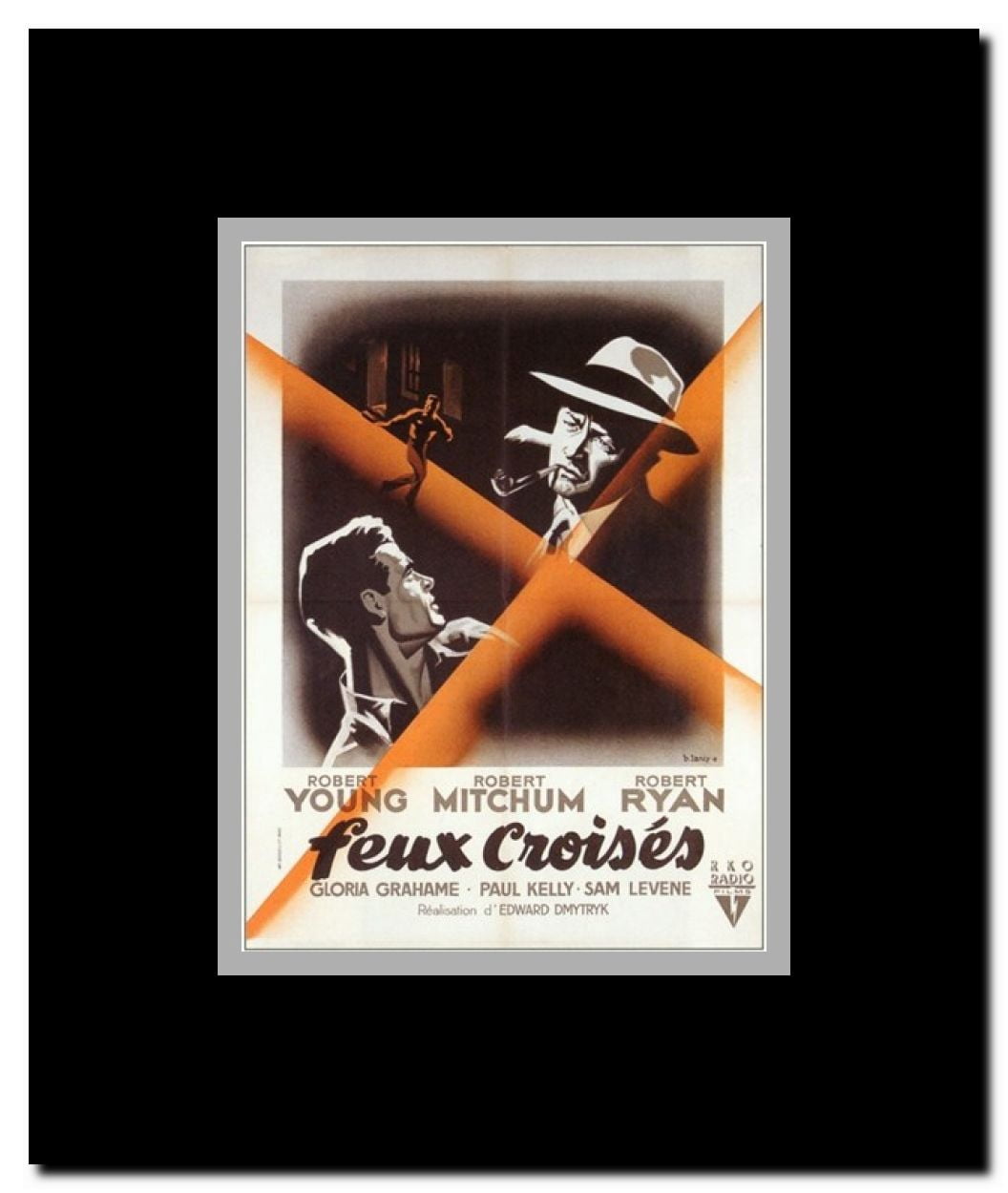 Cross Fire Framed Movie Poster