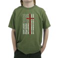 thumbnail image 1 of Cross Flag - Boy's Word Art T-Shirt, 1 of 2