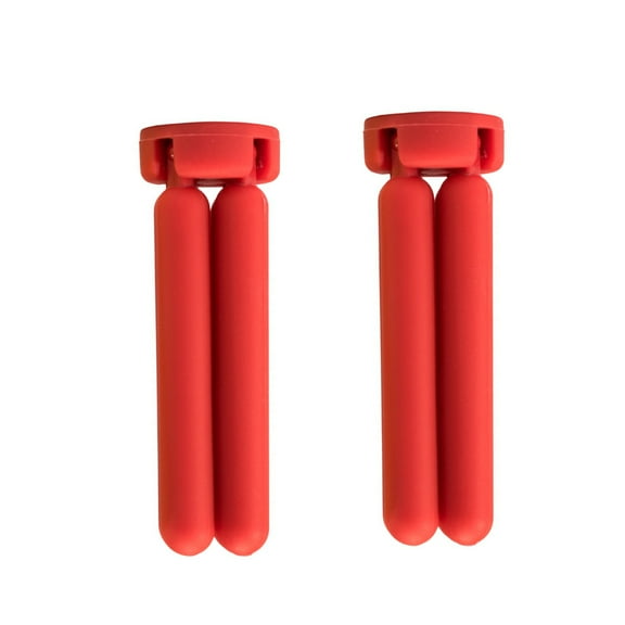 Cross Folding Silicone Pot Holder 2 Pcs Foldable Trivets Potholder Tripod Kitchen Gadgets Red