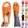 thumbnail image 1 of Cross Front Women's Slippers Winter Slip On Arch Support Warm Fleece-Lined Wide Width Slipper Perfect for Indoor & Outdoor Use I Christmas Gift for Mom & Wife, 1 of 9