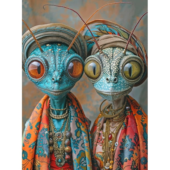 Cross & Glory - Meet The Aliens: Kylo and Mira - 1000 Piece Alien Jigsaw Puzzle | Sci-Fi Adventure | Perfect for Puzzle Enthusiasts
