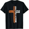 thumbnail image 1 of Cross God So Loved The World Jesus Christian Men Women Kids T-Shirt, 1 of 2