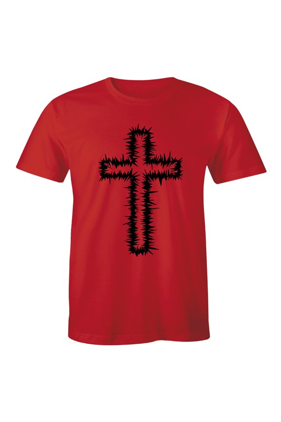 Cross Graphic Tee Shirt Jesus Christian God Inspiration Holy Bible Men'S T-Shirt All Size S-5XL
