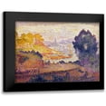 thumbnail image 1 of Cross, Henri Edmond 14x11 Black Modern Framed Museum Art Print Titled - A View of Menton, 1 of 5