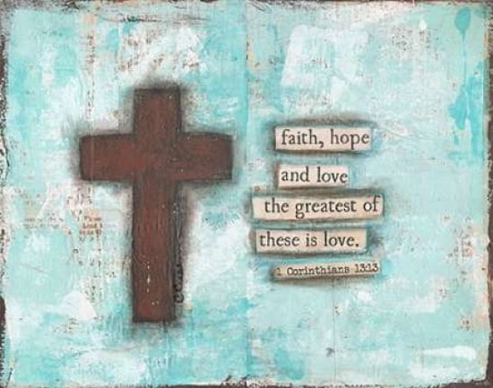 Cross III Canvas Art - Cassandra Cushman (20 x 24)