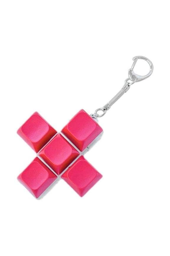 Cross-Key Toy: Glowing, Sound-Making Stress Relief Keychain Lot A4