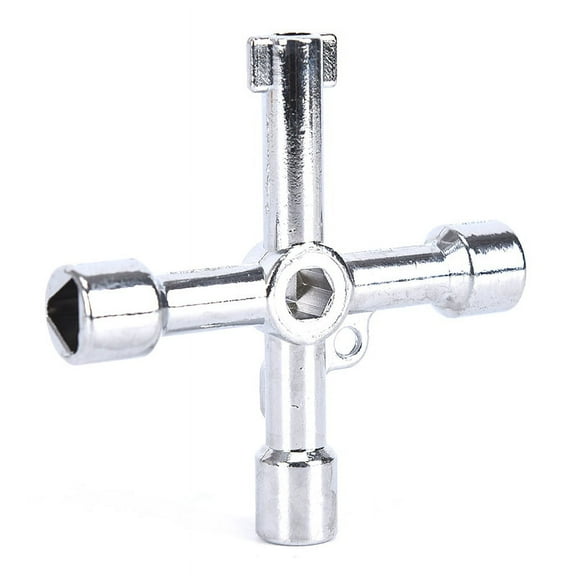 Cross Key Triangle Wrench For Electrical Elevator Cabinet Triangle Square Tool