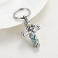 thumbnail image 1 of Cross Keychain Locket Cremation Jewelry for Ashes Holder Urn Keychain Memorial Jewelry, 1 of 4