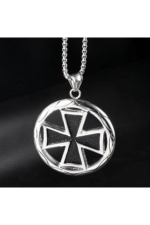 Cross Knights Templar Necklace German Iron Cross Necklaces Men
