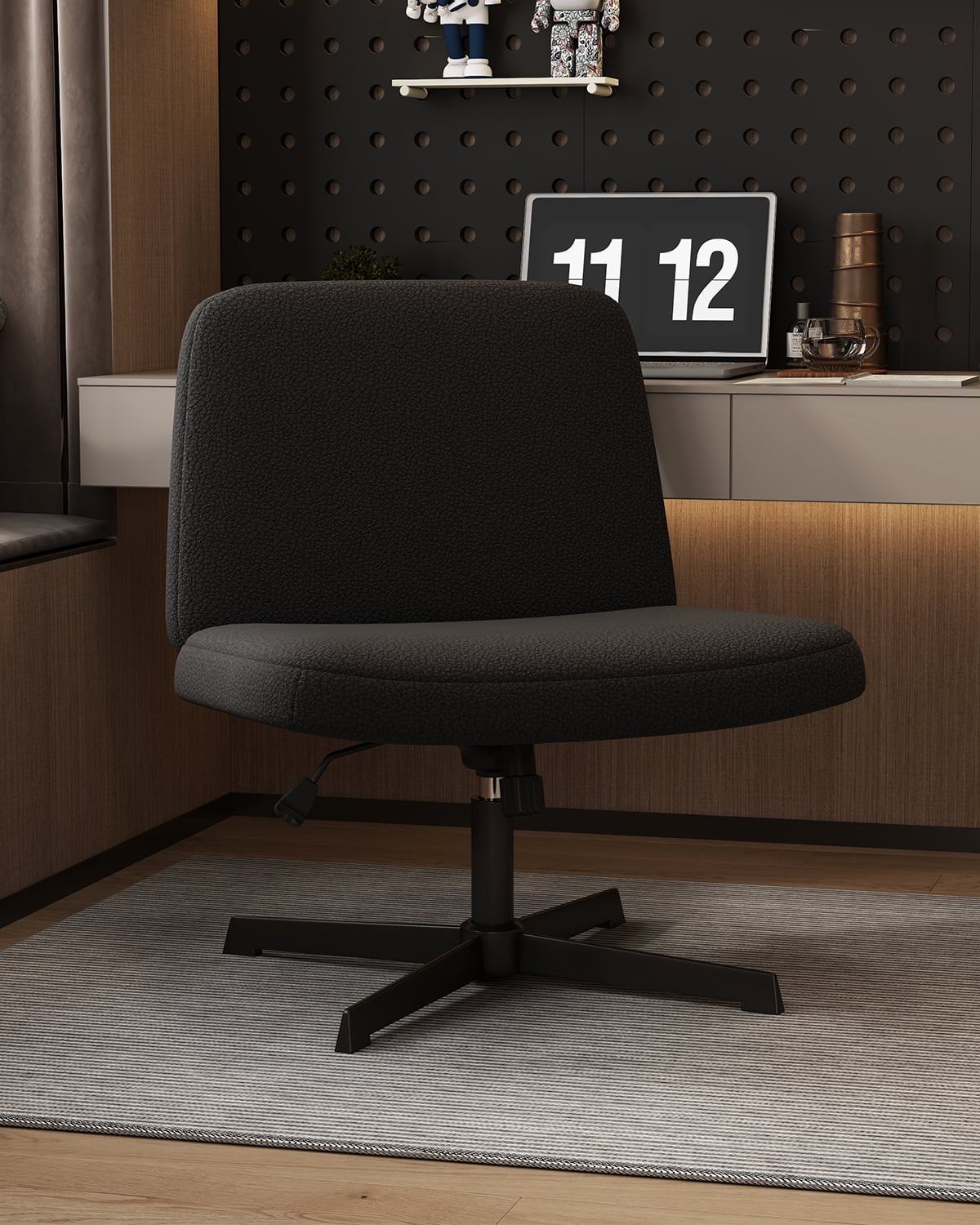 Furniture Ikea Office Desk Chair Cross Legged Office Chair,Armless