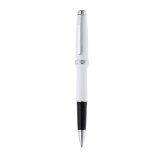 Cross Lume Porcelain White with Polished Chrome Appointments Rollerball Pen