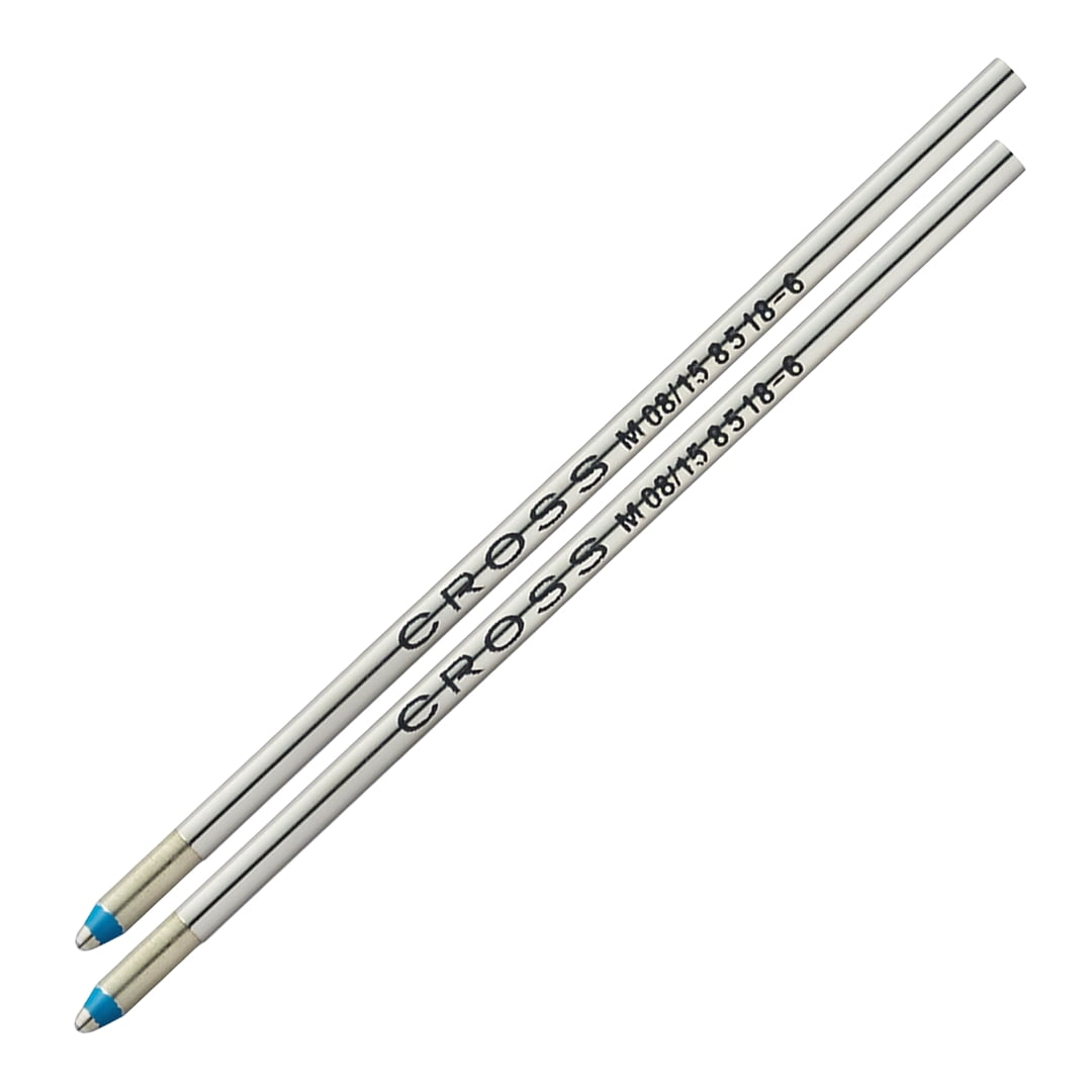 Blue Ballpoint Pen Refills – 30 Pack Ink Refills For Cross-style Pens | Metal Tip Refills For Smooth Writing, School, Office & Gifts
