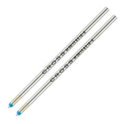 Cross Mini Ballpoint Pen Refill - Red - Medium - Replacement Pen Refill for Consistent Ink Flow - Smear-Resistant, Quick-Drying Formula - Smooth Laydown for Crisp Lines - Everyday Use - 2-Pack