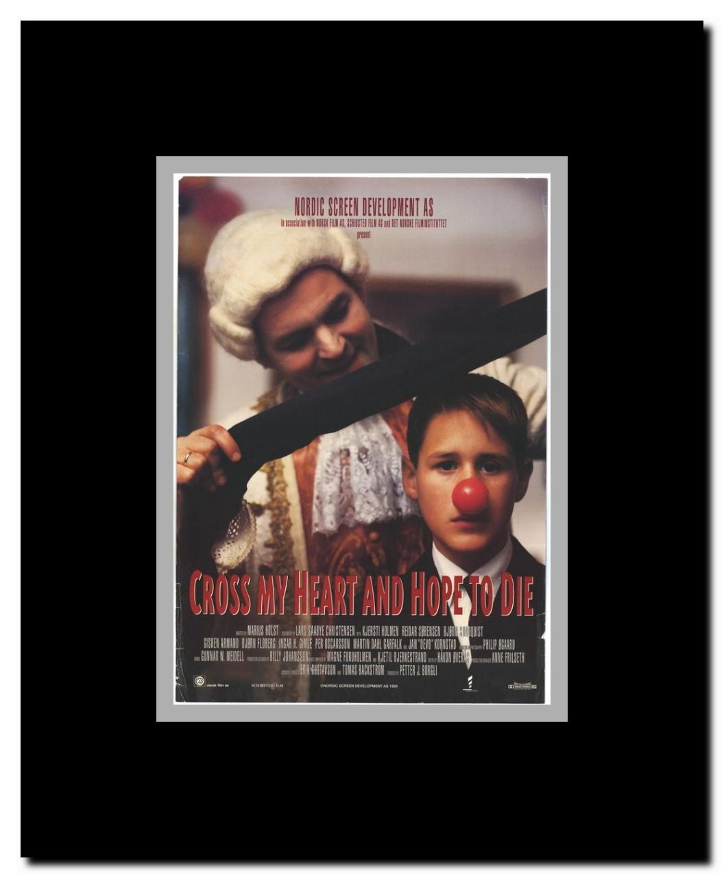 Cross My Heart and Hope to Die Framed Movie Poster