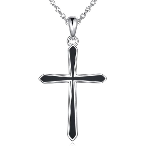 Cross Necklace 925 Sterling Silver Cross Jewelry Pendant Necklaces Jewelry for Women