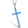 thumbnail image 1 of Cross Necklace 925 Sterling Silver Philippians 4:13 I Can Do All The Things Inspirational Necklace Gifts for Women Men 20+2'', 1 of 10