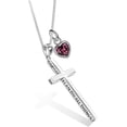 thumbnail image 1 of Cross Necklace 925 Sterling Silver Philippians 4:13 I Can Do All The Things Inspirational Necklace Gifts for Women Men 20+2'', 1 of 10