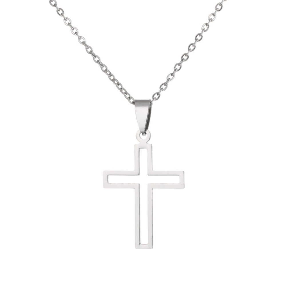 Buy The Bro Code Holy Cross Fusion Silver Necklace Online At Best Price @  Tata CLiQ
