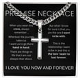 thumbnail image 1 of Cross Necklace Gift for Men, Promise Necklace For Him, Sentimental Jewelry For Him Christian Cross Chain Man Boyfriend, Valentines Anniversary Birthday Gift For Husband/Boyfriend, 1 of 5