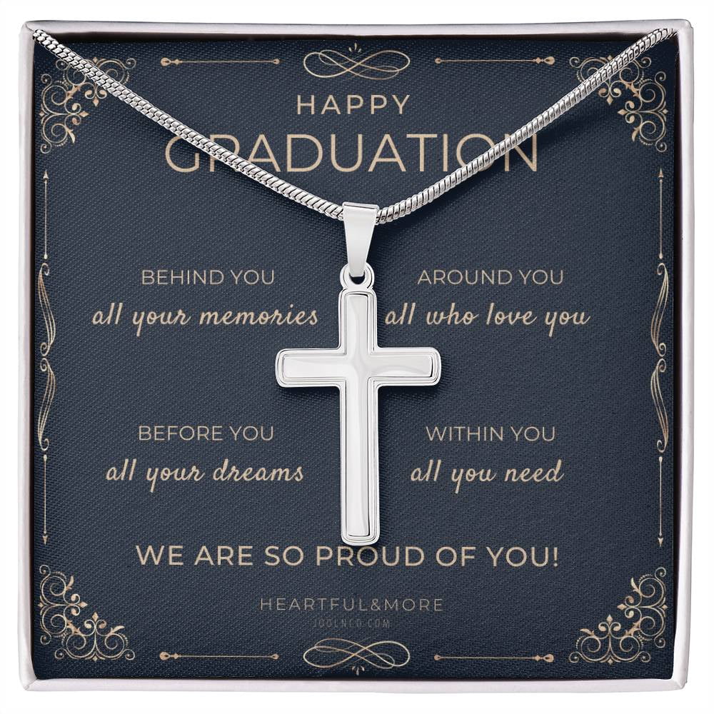 Graduation Crosses Cross Necklace, Graduation Gift for Her, Necklace for Her, College ...