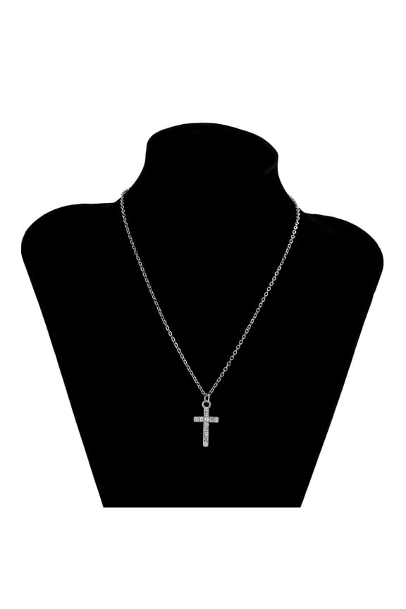 Cross Necklace for Women,Vintage minimalist thin chain metal necklace, Simple Layered Cross Necklaces for Women,Vintage minimalist thin chain metal necklace