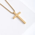thumbnail image 1 of Cross Necklace for Adult,Elegant Pendant Cross Chain Necklace, Stainless Steel Cross Pendant Jewelry Gifts, 1 of 1