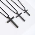 thumbnail image 1 of Cross Necklace for Adult,Elegant Pendant Cross Chain Necklace, Stainless Steel Cross Pendant Jewelry Gifts, 1 of 3