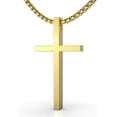 thumbnail image 1 of Cross Necklace for Men, Stainless Steel Cross Silver/Black/Gold Cross Pendant Necklaces for Men Women Religious Cross Jewelry Christian Faith Gifts, 1 of 5