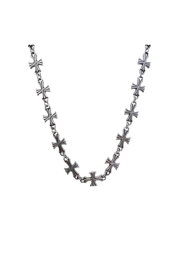 Cross Necklace for Men Women,Streetwear Punk Hip Hop Unisex Style