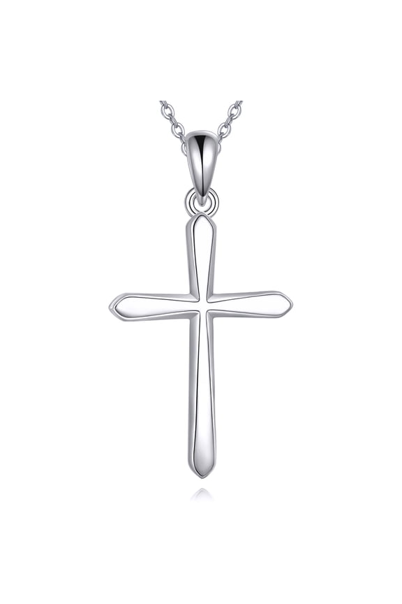 Cross Necklace for Women 925 Sterling Silver Cross Pendant Necklace Cross Jewelry for Women