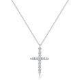 thumbnail image 1 of Cross Necklace for Women-Dainty Simple 14k Gold Plated Cross Pendant Cute Diamond Necklaces for Women Gold Jewelry, 1 of 6