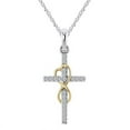 thumbnail image 1 of Cross Necklace for Women, Womens Cross Necklaces Stainless Steel Cross Pendant, 1 of 3