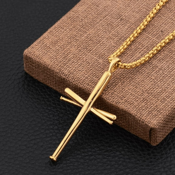 Cross Necklaces Streetwear Grunge Y2K Pendants Male Chains Christian Choker Fashion 14K Yellow Gold Necklace For Women Jewelry