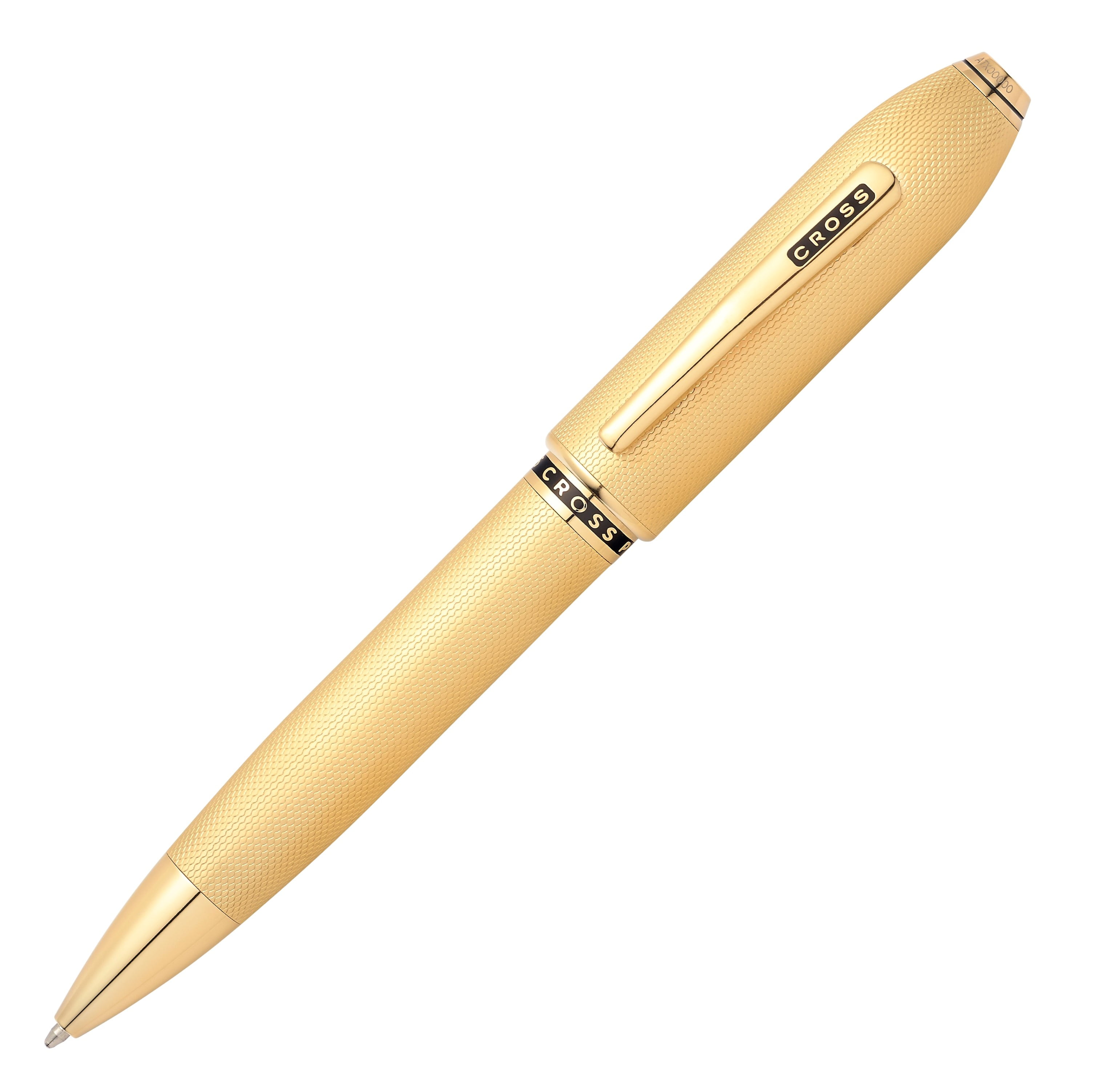 Cross Peerless 125 23kt Heavy Gold Plate  Ballpoint Pen