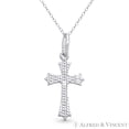 thumbnail image 1 of Cross Pendant & Chain Necklace in .925 Sterling Silver, 1 of 1