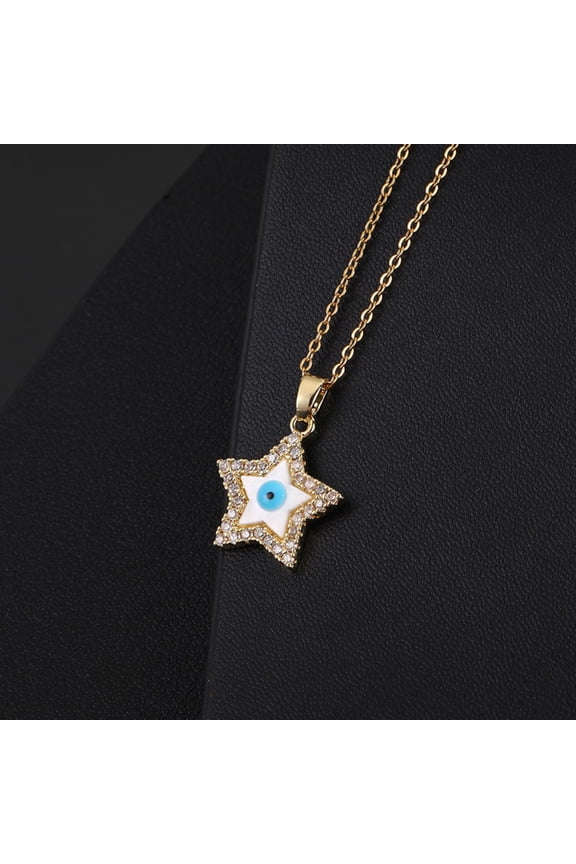 Cross Pendant Necklace for Women Copper Zircon Micro-inlaid Gold-plated Fritillary for Women Jewelry Valentines Day