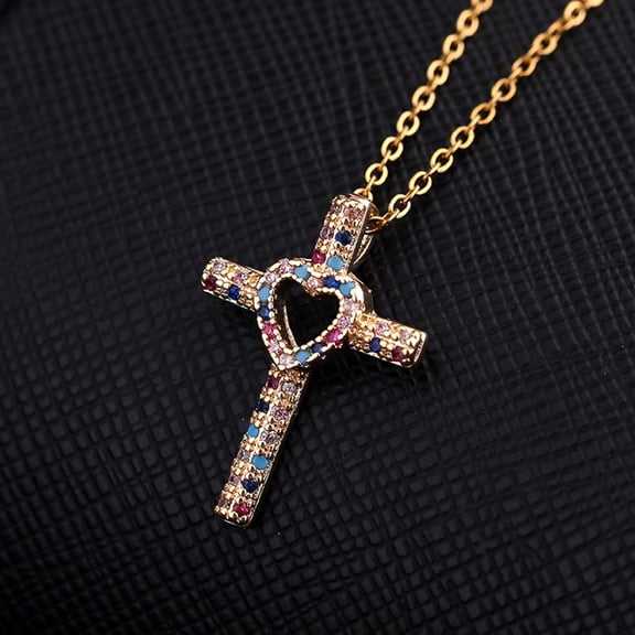 Cross Pendant Necklace for Women Jewelry Valentines Day