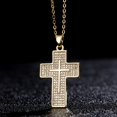 thumbnail image 1 of Cross Pendant Necklace for Women Zircon Niche Cross Pendant Necklace for Women Jewelry Valentines Day, 1 of 9