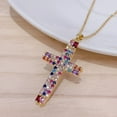 thumbnail image 1 of Cross Pendant Necklace for Women Zircon Niche Cross Pendant Necklace for Women Jewelry Valentines Day, 1 of 9