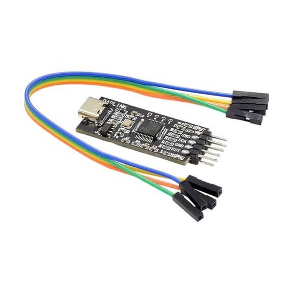 SWD Interfaces Programmer Offlines Flashing USB Type C 5V 3.3V Power Supply For Embeddeds Systems