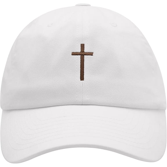 Cross Premium Dad Hat Embroidered Cotton Baseball Cap Christian Jesus Unisex