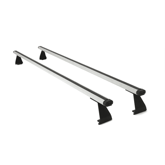 Cross Rail Roof Rack Fits Chevrolet City Express 2015-2026 Gray | Adjustable Aluminum Heavy Duty 300 LBS Anti-Theft Lock Cargo Carrier Rooftop Crossbar Accessories for Bike, Snowboard, Luggage