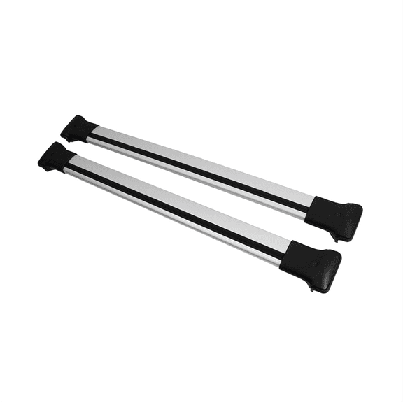 Cross Rail Roof Rack Fits Daihatsu Terios 1997-2005 Gray | Adjustable Aluminum Heavy Duty 300 LBS Anti-Theft Lock Cargo Carrier Rooftop Crossbar Accessories for Bike, Basket, Snowboard, Luggage