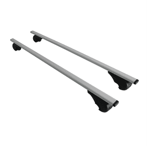 Cross Rail Roof Rack Fits Ford Explorer 2011-2016 Gray | Adjustable Aluminum Heavy Duty 300 LBS Anti-Theft Lock Cargo Carrier Rooftop Crossbar Accessories for Bike, Basket, Snowboard, Luggage