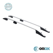 Cross Rail Roof Rack Fits Ford Tourneo Connect 2002-2014 Gray | Adjustable Aluminum Heavy Duty 300 LBS Anti-Theft Lock Cargo Carrier Rooftop Crossbar Accessories for Bike, Basket, Snowboard, Luggage
