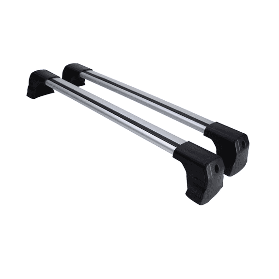 Cross Rail Roof Rack Fits Ford Tourneo Connect 2021-2026 Gray | Adjustable Aluminum Heavy Duty 300 LBS Anti-Theft Lock Cargo Carrier Rooftop Crossbar Accessories for Bike, Basket, Snowboard, Luggage
