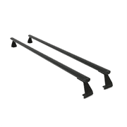 Cross Rail Roof Rack Fits Ford Transit Custom 2023-2026 Black | Adjustable Aluminum Heavy Duty 300 LBS Anti-Theft Lock Cargo Carrier Rooftop Crossbar Accessories for Bike, Basket, Snowboard, Luggage