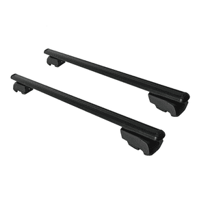 Cross Rail Roof Rack Fits Jeep Commander 2021-2026 Black | Adjustable Aluminum Heavy Duty 300 LBS Anti-Theft Lock Cargo Carrier Rooftop Crossbar Accessories for Bike, Basket, Snowboard, Luggage