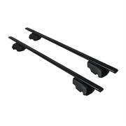 Cross Rail Roof Rack Fits Mg Zs 2018-2026 Model Without Sunroof Black | Adjustable Aluminum Heavy Duty 300 LBS Anti-Theft Lock Cargo Carrier Rooftop Crossbar Accessories for Bike, Snowboard, Luggage