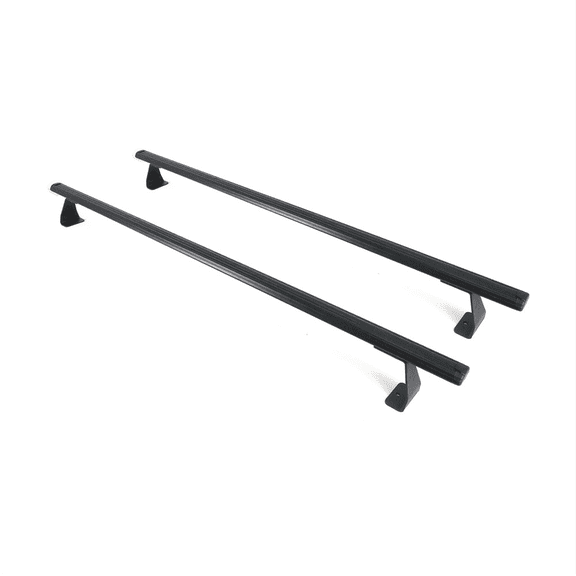 Cross Rail Roof Rack Fits Volkswagen Amarok 2022-2026 Black | Adjustable Aluminum Heavy Duty 300 LBS Anti-Theft Lock Cargo Carrier Rooftop Crossbar Accessories for Bike, Basket, Snowboard, Luggage